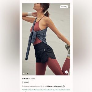 Free People Activewear Shorts